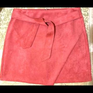Beautiful suede mini skirt